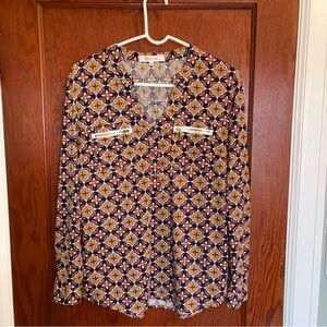 Eden & Olivia Multicolor Floral Blouse